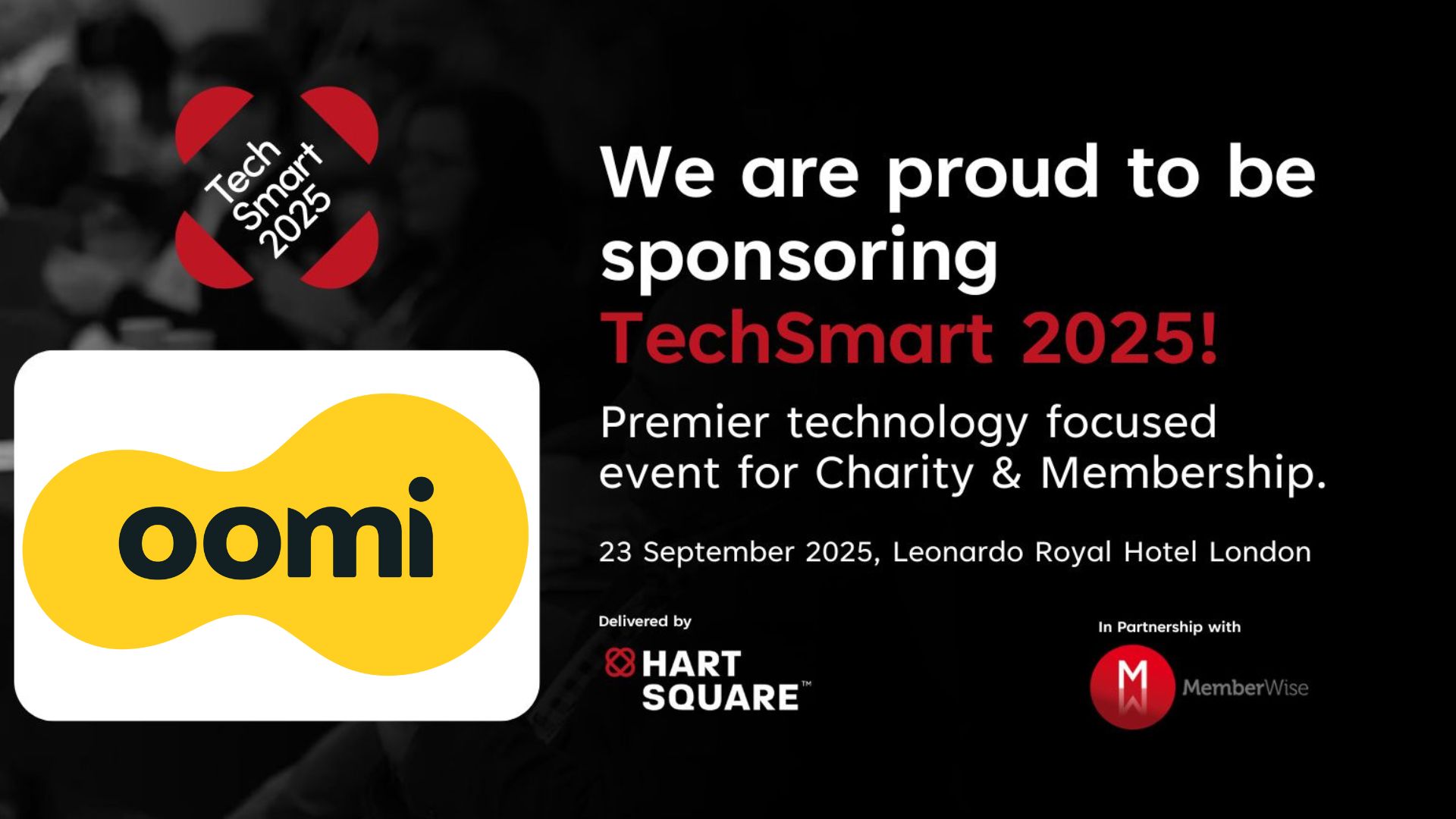 Image depicting the article 'oomi sponsoring TechSmart 2025'